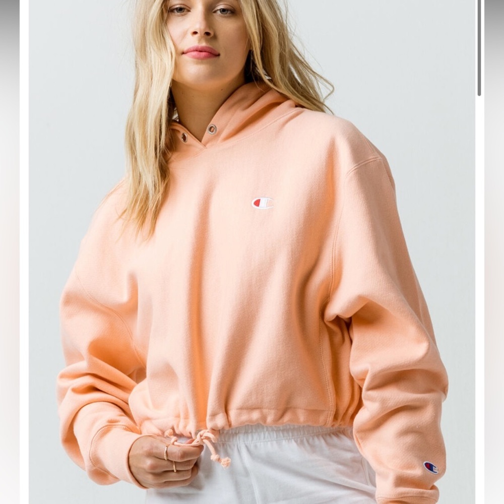 Champion cropped hoodie